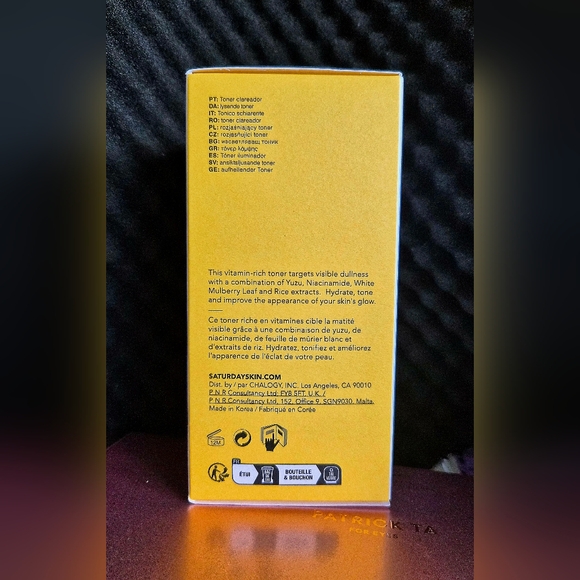 SATURDAY SKIN - Yuzu Vitamin C Bright Toner - Picture 2 of 6